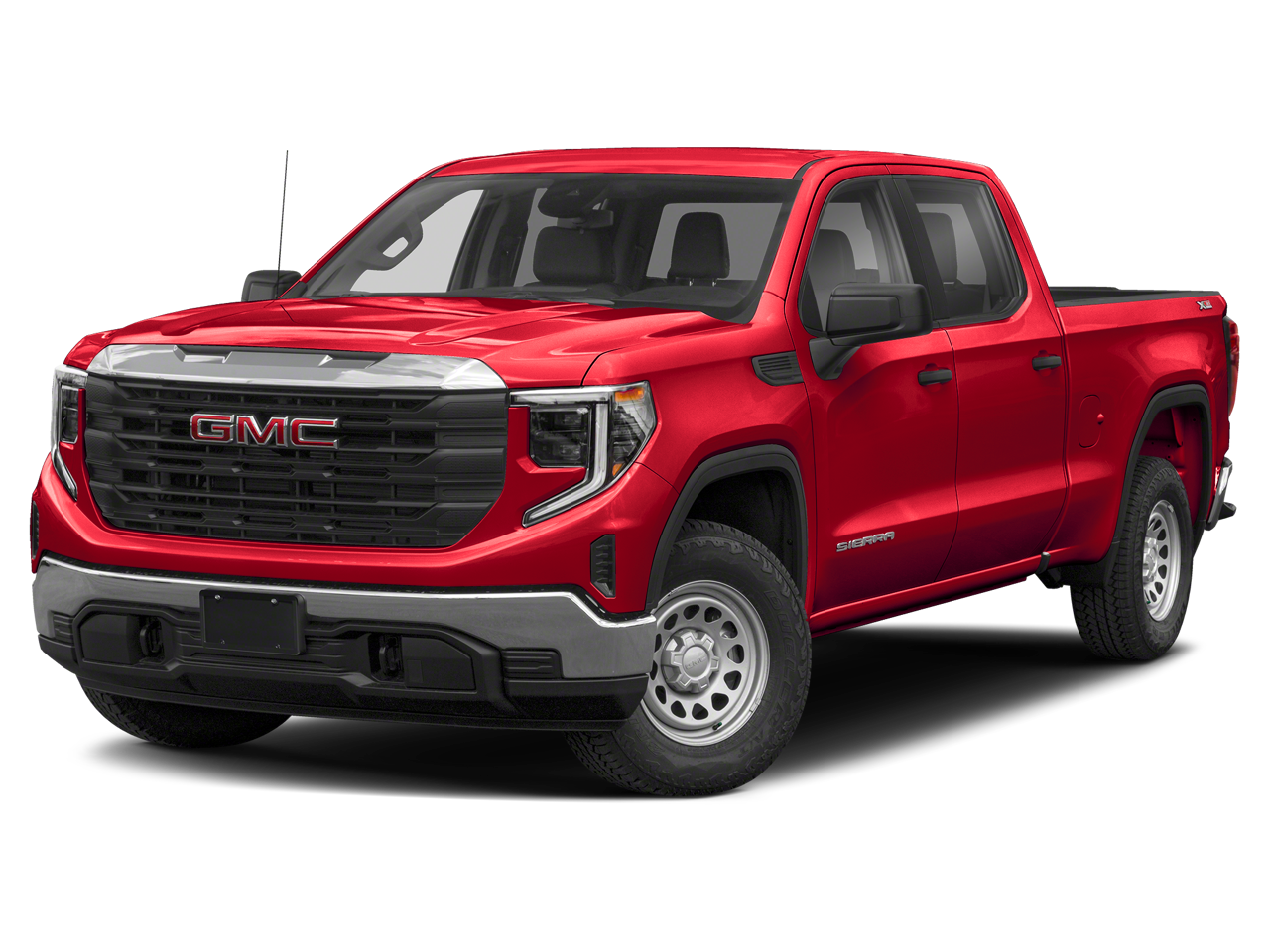 2023 GMC Sierra 1500 AT4 in Onyx Black — front three-quarter view