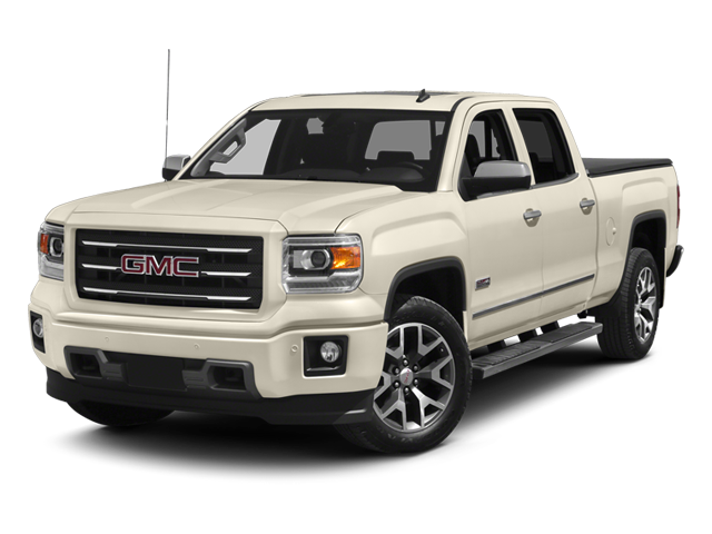 2014 GMC Sierra 1500 SLT in White Diamond Tricoat — front three-quarter view