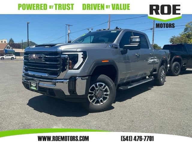 2026 GMC Sierra 2500 HD SLE in Sterling Metallic — front three-quarter view