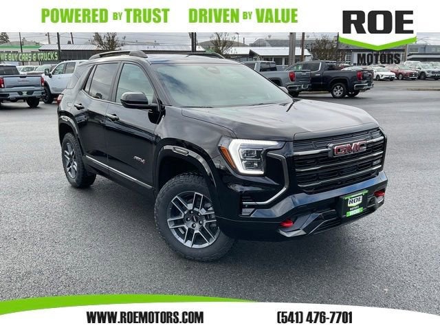 2026 GMC Terrain AT4 in Ebony Twilight Metallic — front three-quarter view